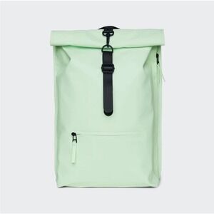 Brand New Rains Rolltop Rucksack in Mineral Mint $150